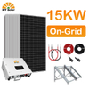 Kit completo sistema di energia solare off-grid Pacchetto completo sistema di energia solare 15KW per la casa