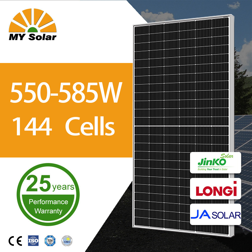 Pannello solare fotovoltaico Mysolar da 550 W: energia verde durevole e ad alta efficienza