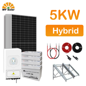 Kit solare domestico per sistema di alimentazione fuori rete da 5 kW Produttore di set completo di energia solare all'ingrosso